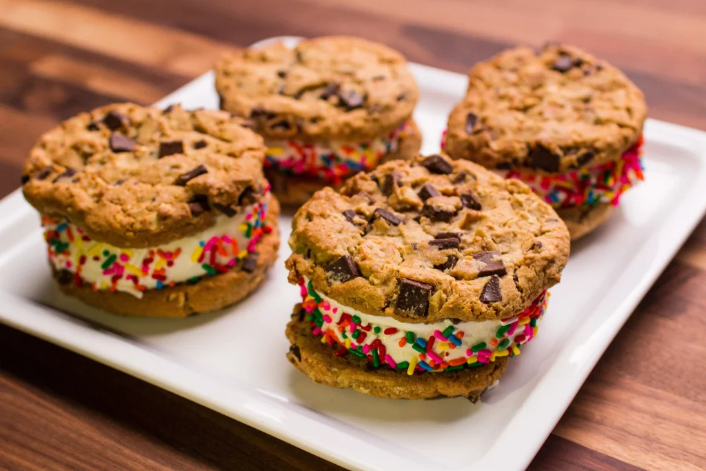 Chick-fil-A Cookie Ice Cream Sandwich