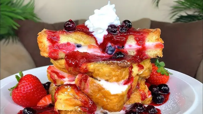 Chick-fil-a Strawberry Stuffed French Toast